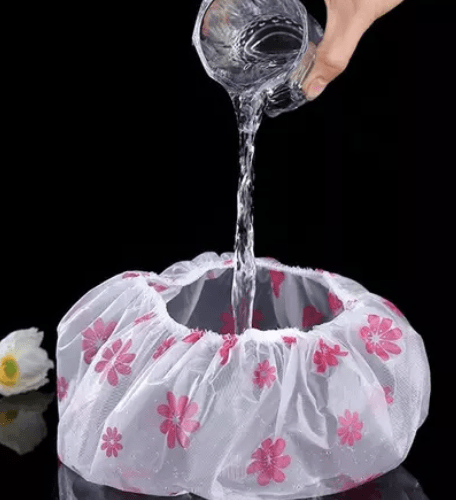 WOMEN REUSABLE WATERPROOF BATH SHOWER CAP(Pack of 3) Shower Caps - Image 3